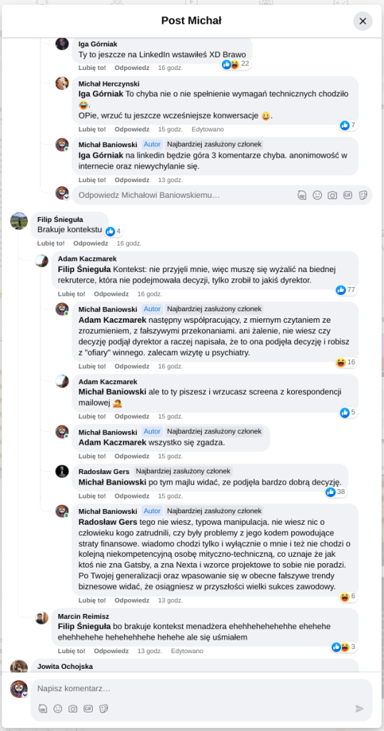 Czarne listy HR w branży IT: Dyskryminacja na rynku pracy, a diagnoza psychiatryczna. Zaburzenia czynników poznawczych społeczeństwa.