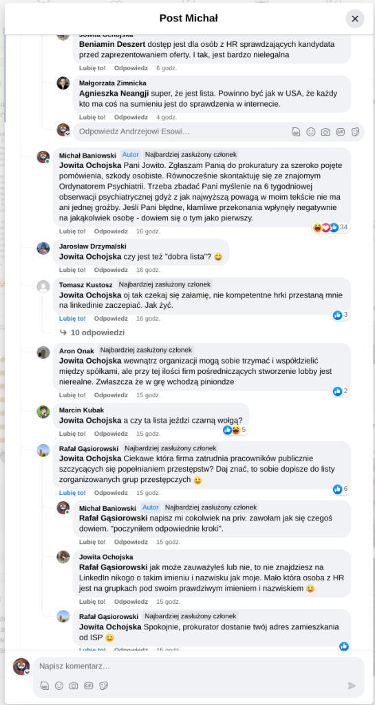 Czarne listy HR w branży IT: Dyskryminacja na rynku pracy, a diagnoza psychiatryczna. Zaburzenia czynników poznawczych społeczeństwa.