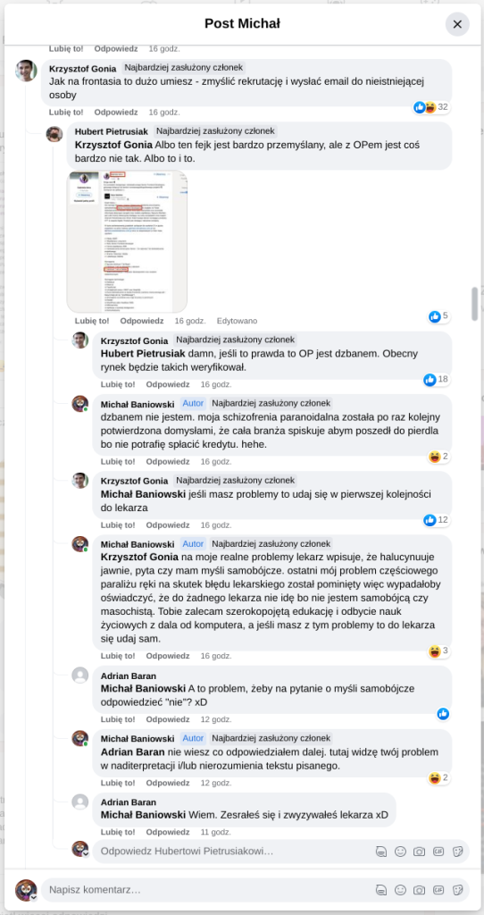 Czarne listy HR w branży IT: Dyskryminacja na rynku pracy, a diagnoza psychiatryczna. Zaburzenia czynników poznawczych społeczeństwa.