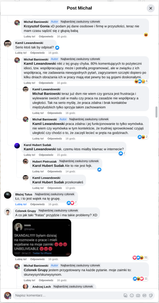 Czarne listy HR w branży IT: Dyskryminacja na rynku pracy, a diagnoza psychiatryczna. Zaburzenia czynników poznawczych społeczeństwa.