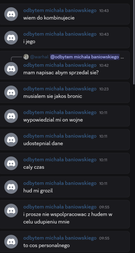 Materiał dowodowy Wiktor Piasecki Szczecin dokumentacja
