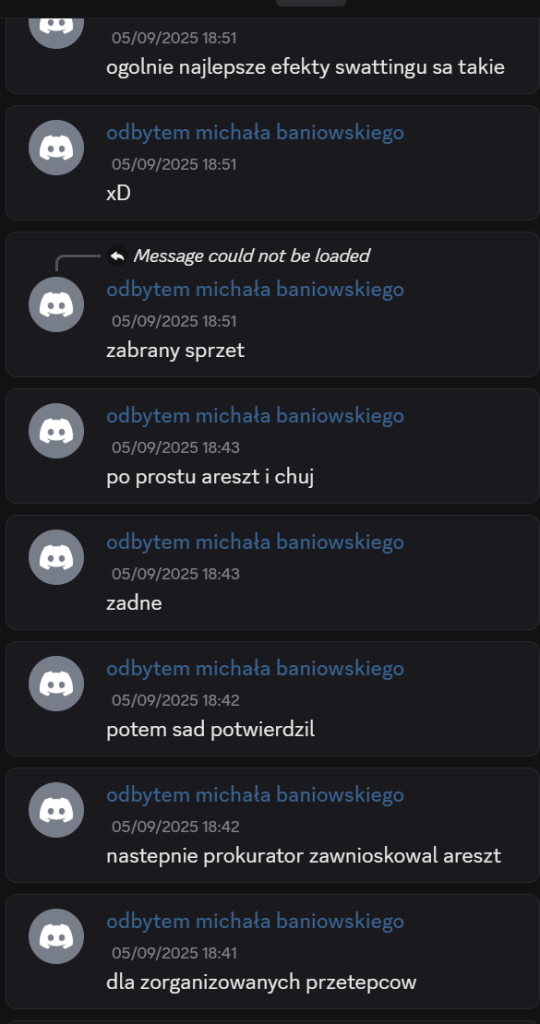 Materiał dowodowy Wiktor Piasecki Szczecin dokumentacja