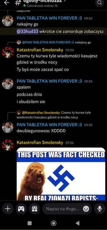 Wiktor P. Batmanik grozi Michałowi Baniowskiemu
