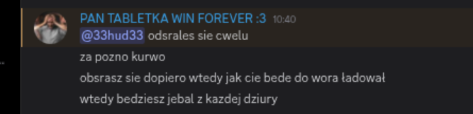 Wiktor P. Batmanik grozi Michałowi Baniowskiemu