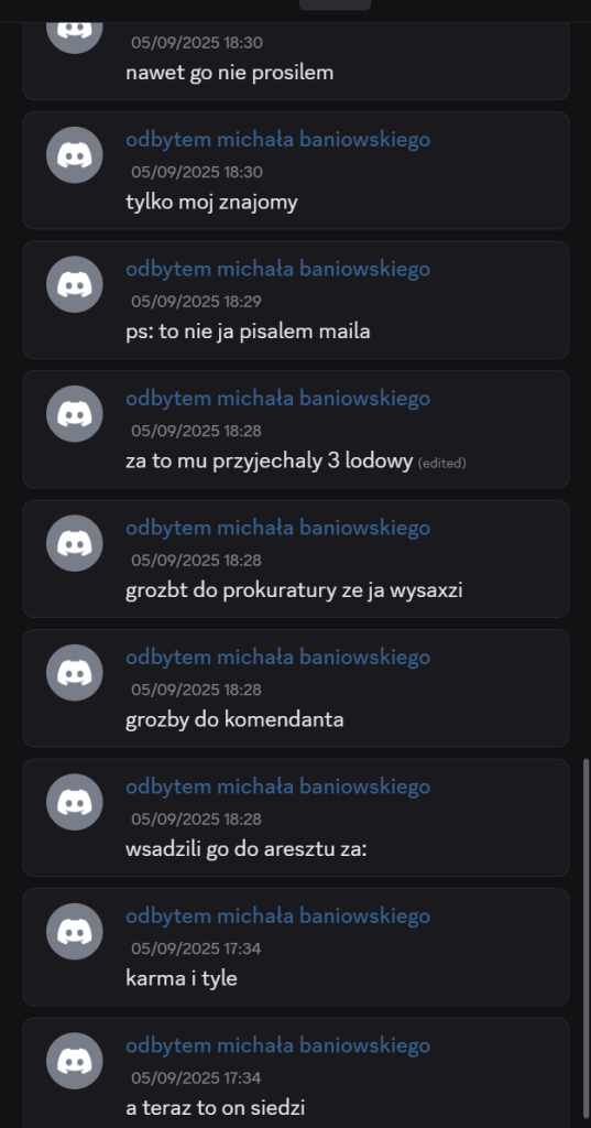 Materiał dowodowy Wiktor Piasecki Szczecin dokumentacja