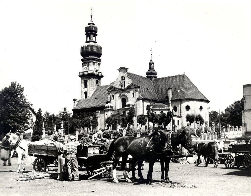 Tychy Dawniej - rynek, stare zdjęcia