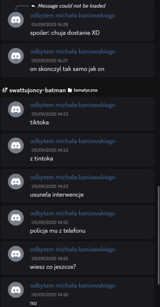 Materiał dowodowy Wiktor Piasecki Szczecin dokumentacja