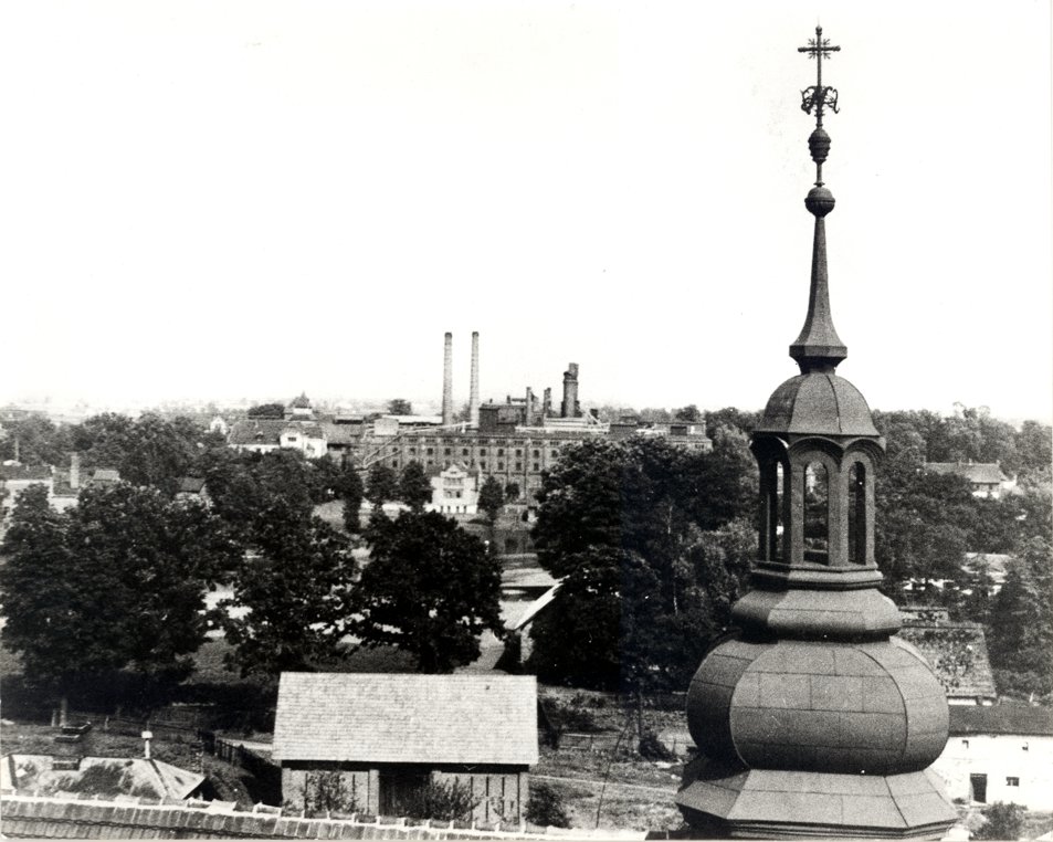 Tychy Dawniej - kościół św. Marii Magdaleny, widok na miasto, stare zdjęcia