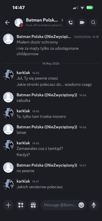 Wiktor P. Batmanik o swoich zapędach pedofilskich