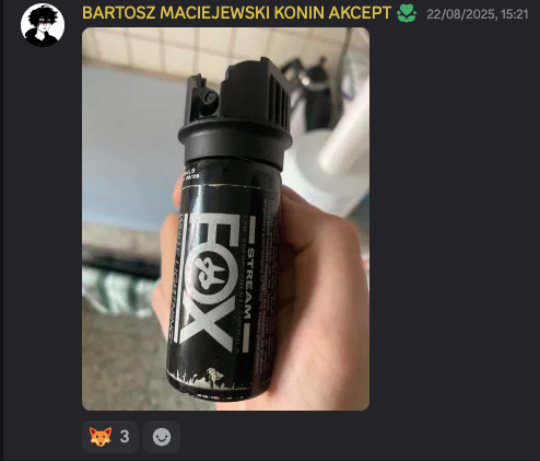 Materiał dowodowy Wiktor Piasecki Szczecin dokumentacja