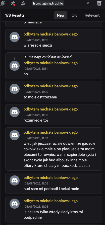 Materiał dowodowy Wiktor Piasecki Szczecin dokumentacja