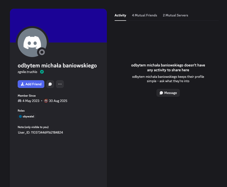 Wiktor Piasecki batmanik Szczecin