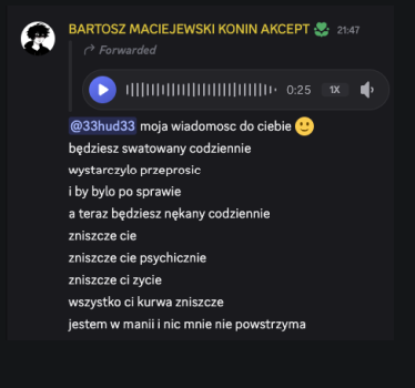 Materiał dowodowy Wiktor Piasecki Szczecin dokumentacja