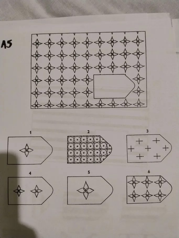 Zadanie 5 testu matryc Ravena - analiza wzorca logicznego