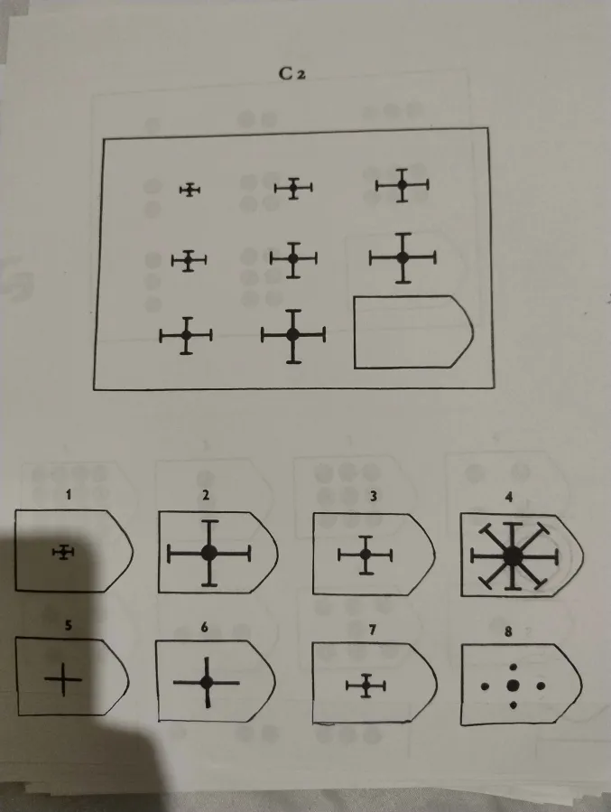 Zadanie 2 testu matryc Ravena - analiza wzorca logicznego