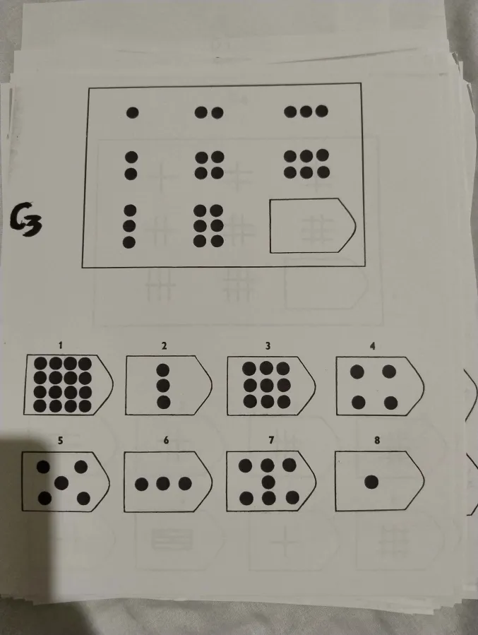 Zadanie 3 testu matryc Ravena - analiza wzorca logicznego